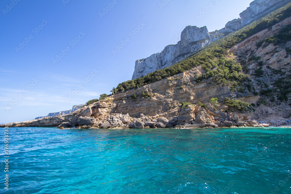 Fototapeta premium Cala Mariolu beach on the Sardinia island, Italy