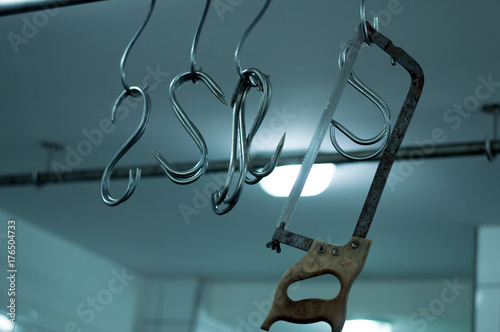 Hacksaw for cutting meat