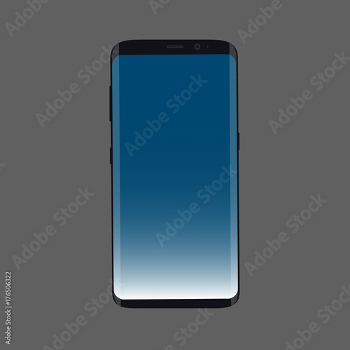 Smartphone, mobile phone isolated