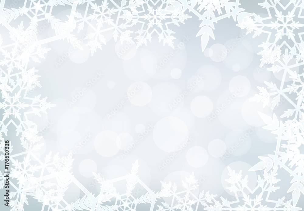 Background design with snowflakes Background design with snowflakes