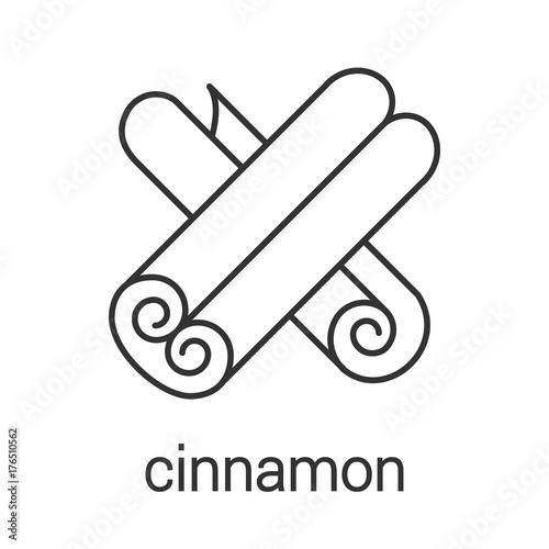Cinnamon linear icon