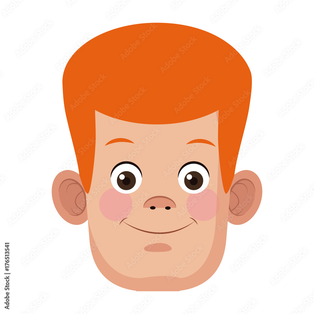 Fototapeta premium Cute boy cartoon icon vector illustration graphic design
