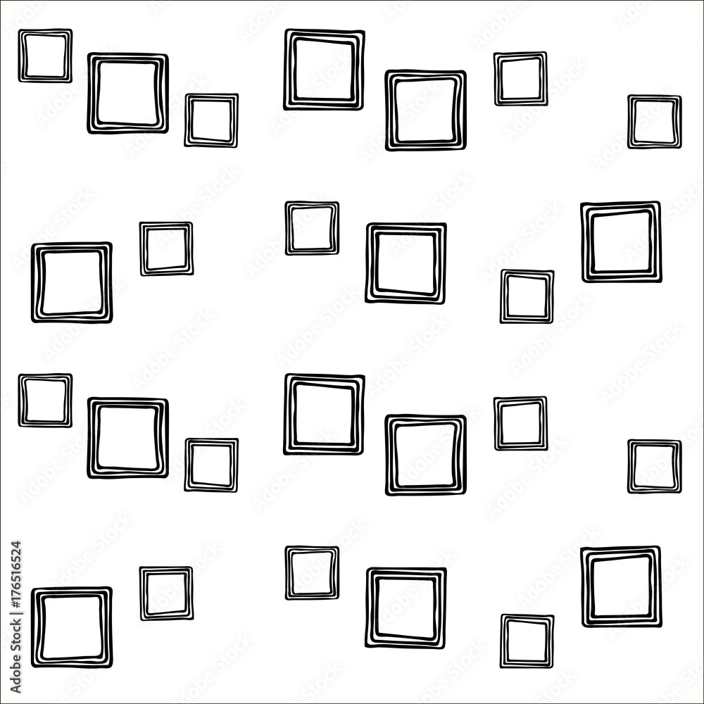 white black hand drawn minimal square geometrical seamless pattern white black hand drawn minimal square geometrical seamless pattern