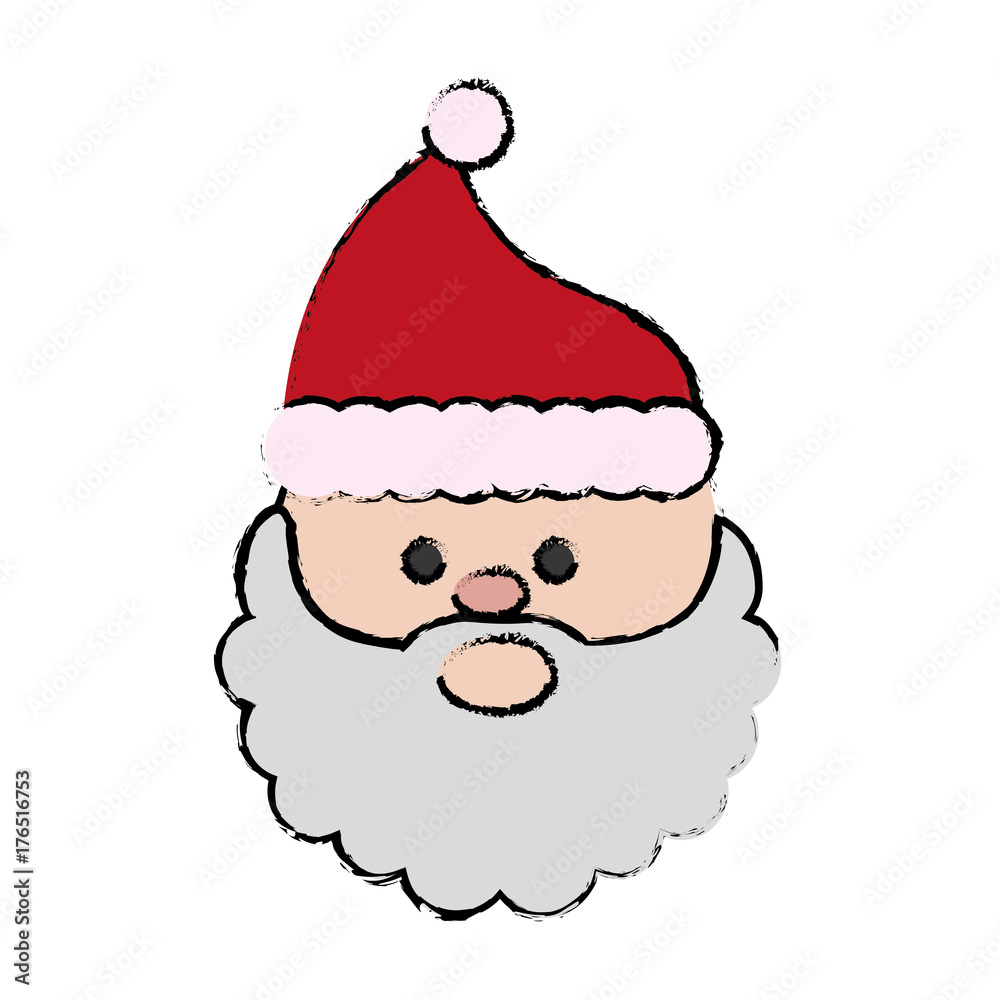 cartoon santa claus icon over white background colorful design vector illustration cartoon santa claus icon over white background colorful design vector illustration