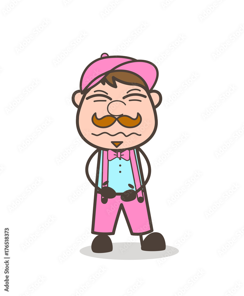 Ice-Cream Seller Confounded Face Expression Ice-Cream Seller Confounded Face Expression