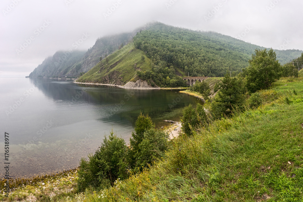 View of the Circum-Baikal Railway
