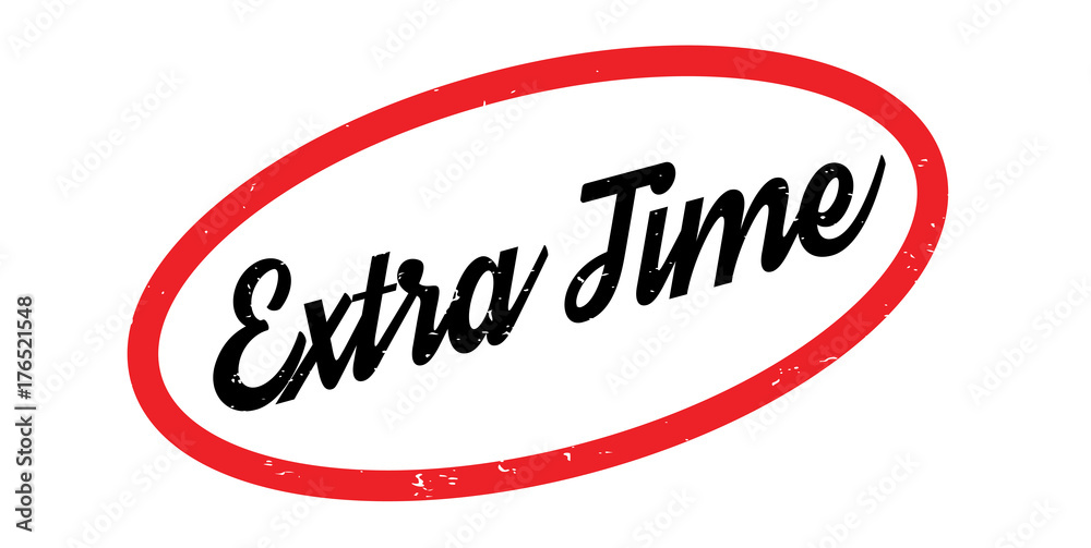 Extra Time rubber stamp. Grunge design with dust scratches. Effects can be easily removed for a clean, crisp look. Color is easily changed. Extra Time rubber stamp. Grunge design with dust scratches. Effects can be easily removed for a clean, crisp look. Color is easily changed.