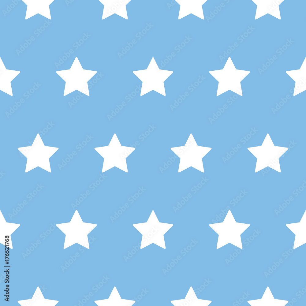 baby star pattern white on blue baby star pattern white on blue