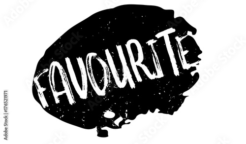 Favourite rubber stamp. Grunge design with dust scratches. Effects can be easily removed for a clean, crisp look. Color is easily changed.