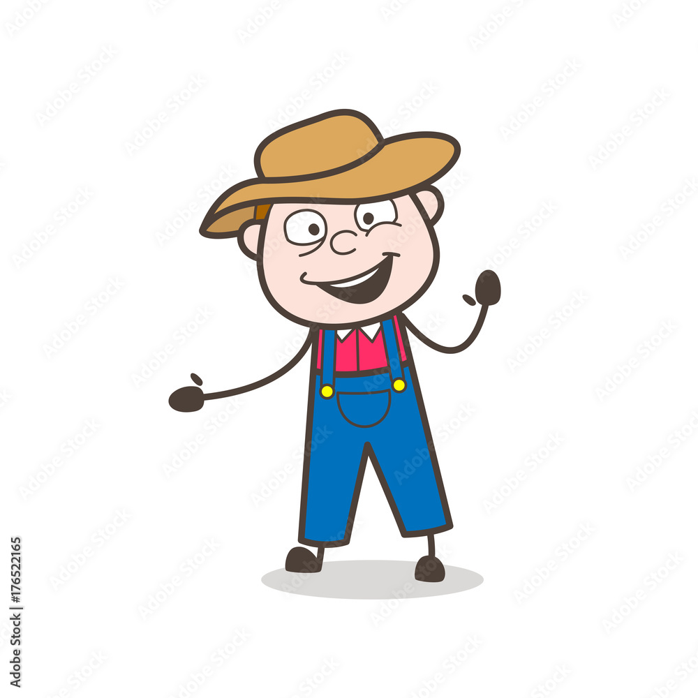 Laughing Cowboy Face Expression Vector Illustration Laughing Cowboy Face Expression Vector Illustration