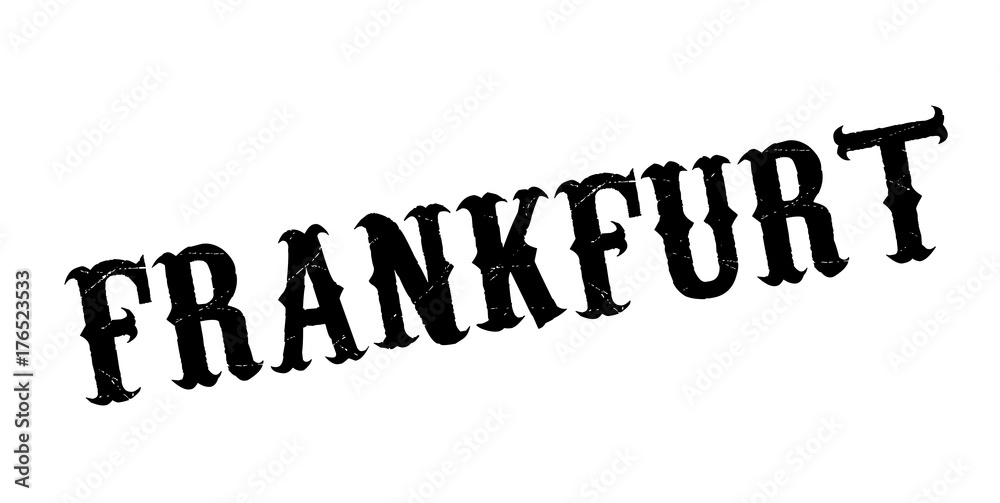 Frankfurt rubber stamp. Grunge design with dust scratches. Effects can be easily removed for a clean, crisp look. Color is easily changed. Frankfurt rubber stamp. Grunge design with dust scratches. Effects can be easily removed for a clean, crisp look. Color is easily changed.