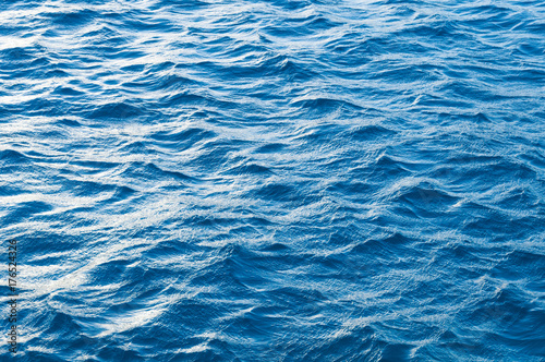Blue sea wave texture
