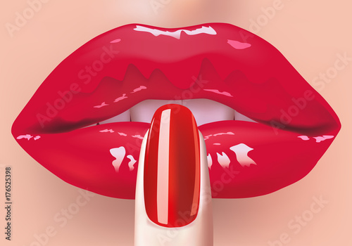 lèvres - bouche - rouge à lèvres - beauté - femme -sensuelle - maquillage, produit de beauté