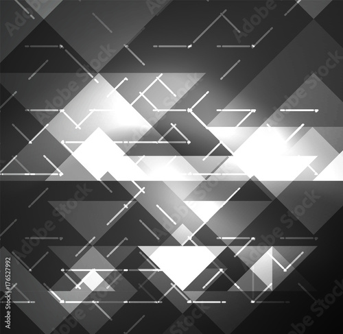 Cosmic electric background with shiny glowing plexus electricity impulses