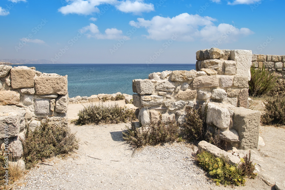 Ruins in Kefalos Kos island greece