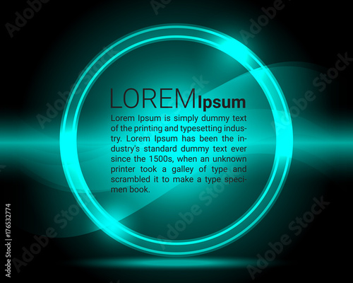 Abstract Circle Background Illustration