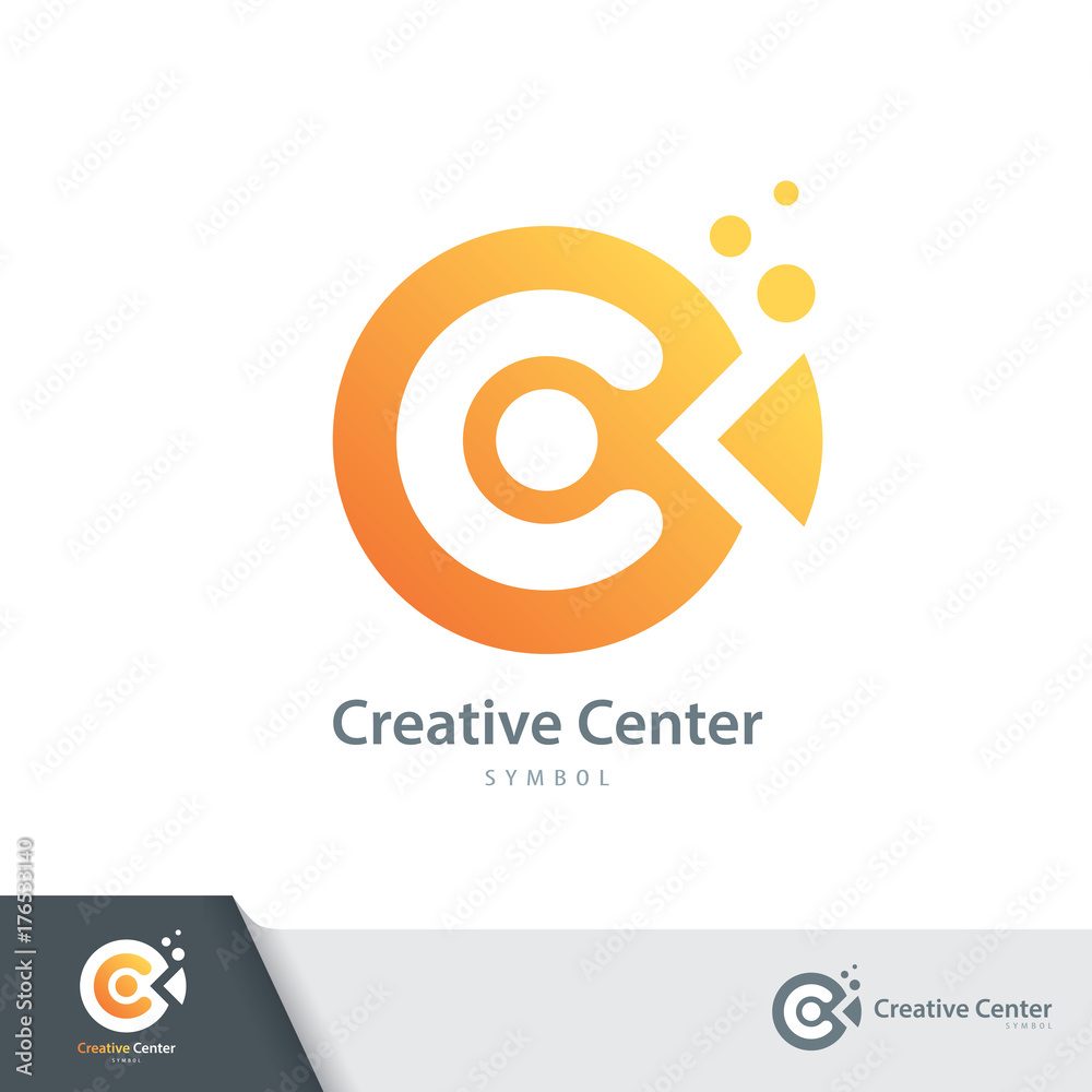 Creative Center symbol icon.