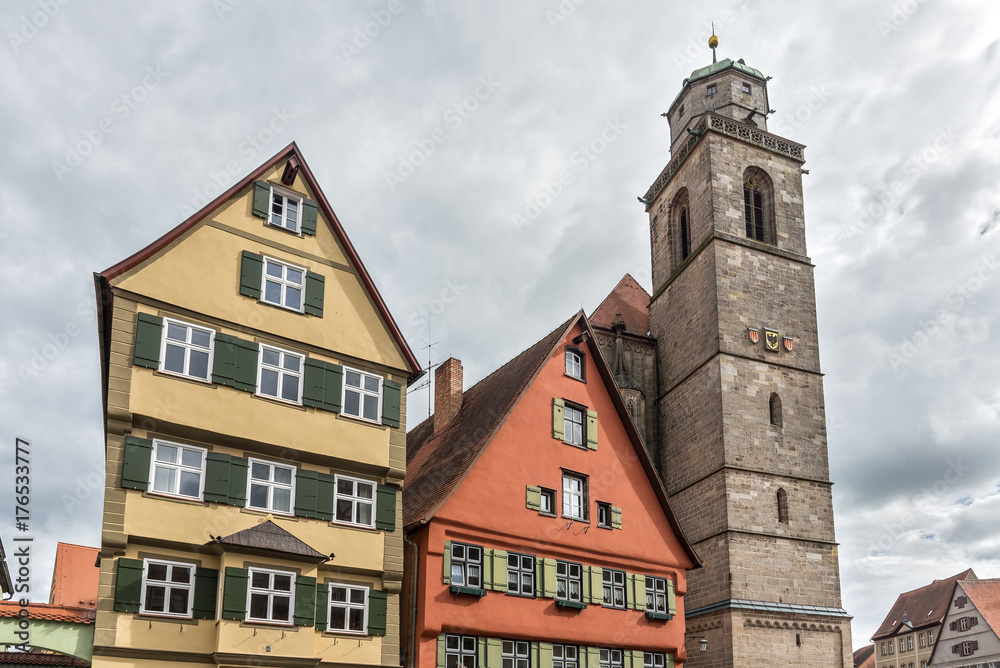 Historische Altstadt von Dinkelsbühl mit Münster St. Georg