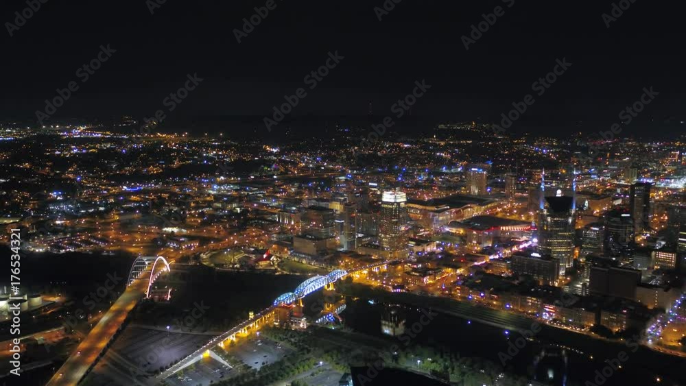 Aerial Tennessee Nashville July 2017 Night 4K Inspire 2 Aerial Tennessee Nashville July 2017 Night 4K Inspire 2