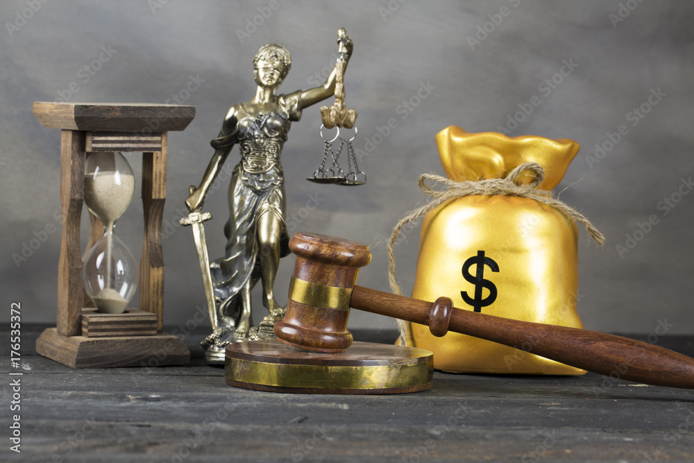 Fotografie Bribe in a Court Concept