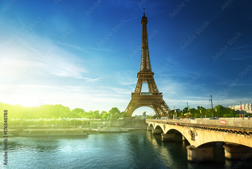 Fototapeta Wieża Eiffla, Paryż. Francja