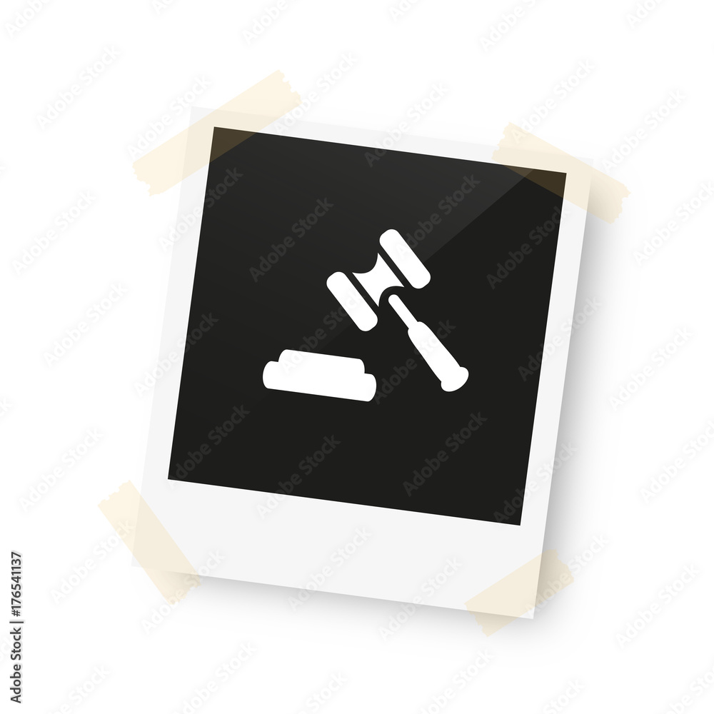 eingeklebtes Foto - Gerichtsbeschluss eingeklebtes Foto - Gerichtsbeschluss