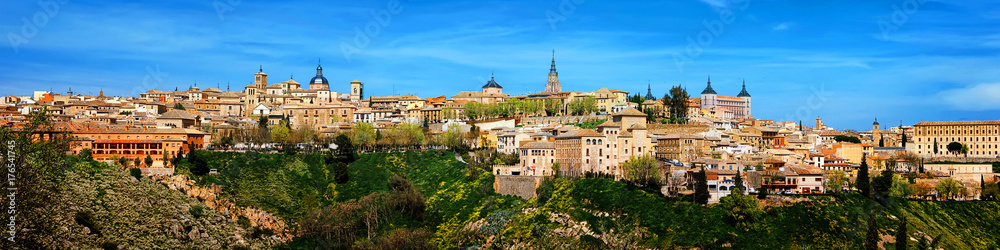 Aerial view of Toledo, Spain