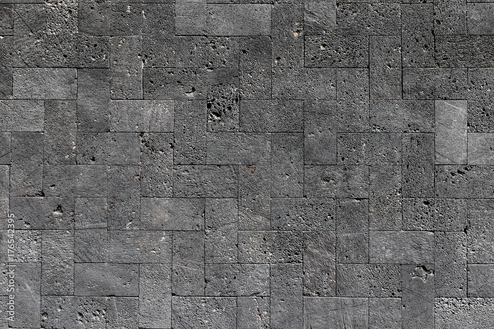 Black and grey stone wall texture Stock Photo Adobe Stock