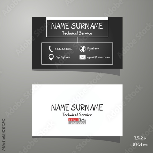 Wallpaper Mural Business card design Torontodigital.ca