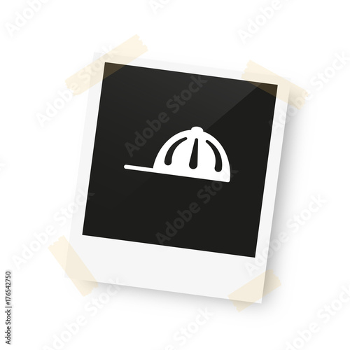 eingeklebtes Foto - Baseballcap