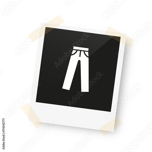 eingeklebtes Foto - Hose