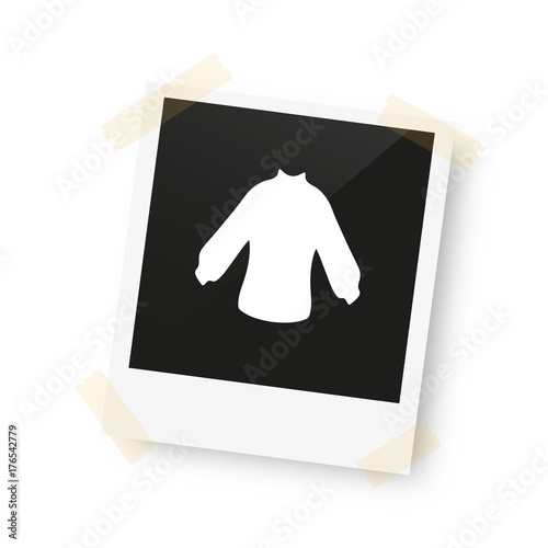 eingeklebtes Foto - Pullover