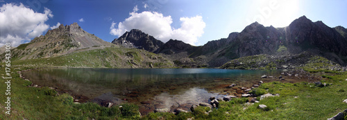 Mountain lake at kackar mountains blacksea region , turkey