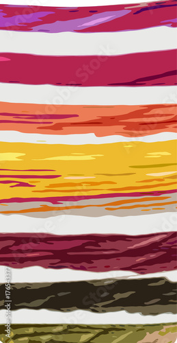 Abstract pattern, Multicolored stripes. Color fasion vector background © Anna