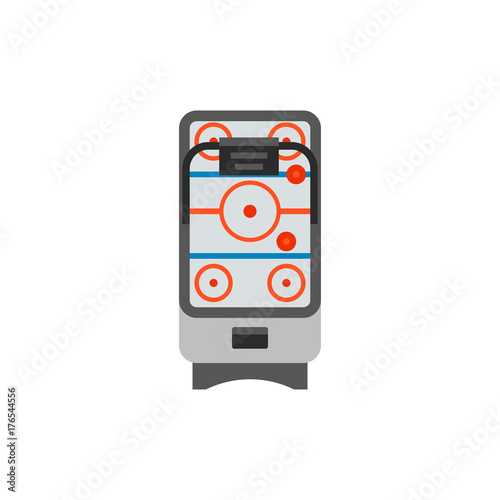 Air hockey game machine icon