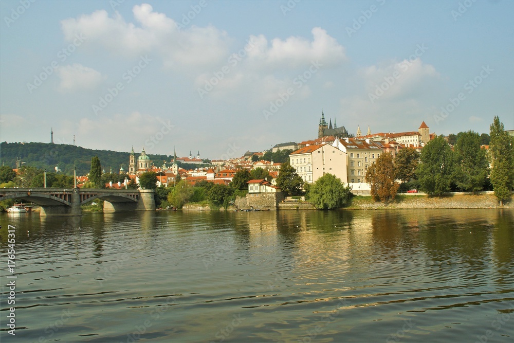 Vltava river in Prague