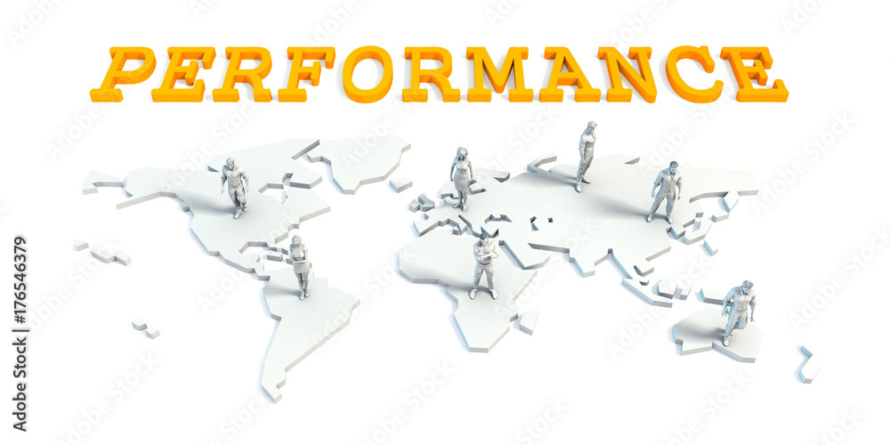 Obraz premium Performance Concept with Business Team