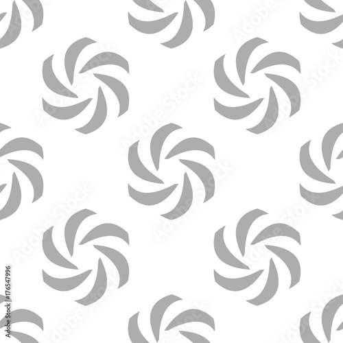 Floral seamless pattern. Light gray wallpaper background