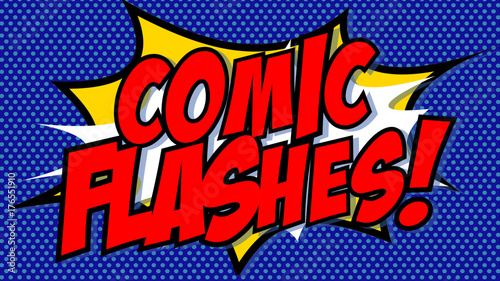 Comic Book Halftone Text Transitions