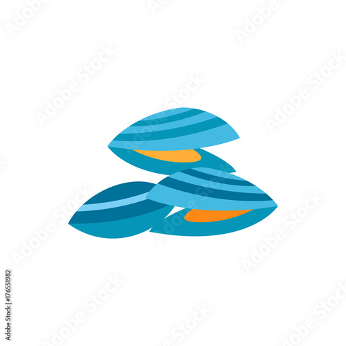 Mussels vector icon