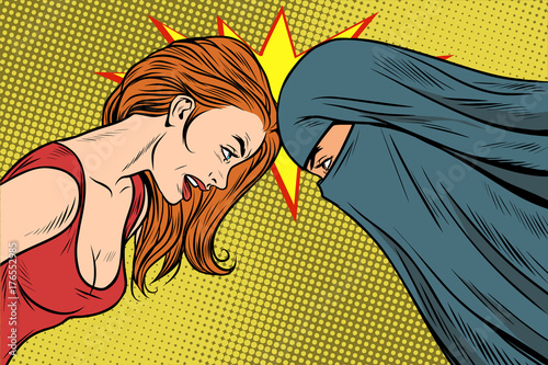 conflict between the Western and Eastern woman