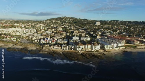 San Diego and La Jolla Cove beach from above