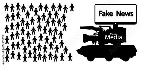 Mass media fake news, information war