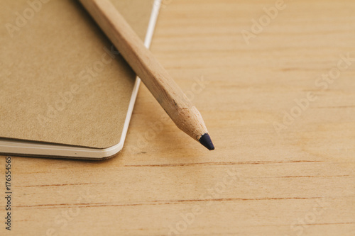 Pencil and notebook