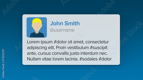 Elegant Social Media Box