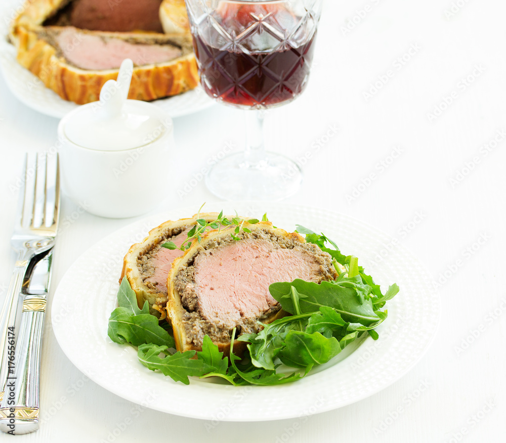 Homemade Christmas Beef Wellington with a Pastry Crust Homemade Christmas Beef Wellington with a Pastry Crust