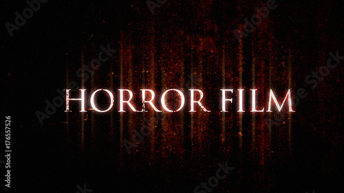 Horror Film Style Title
