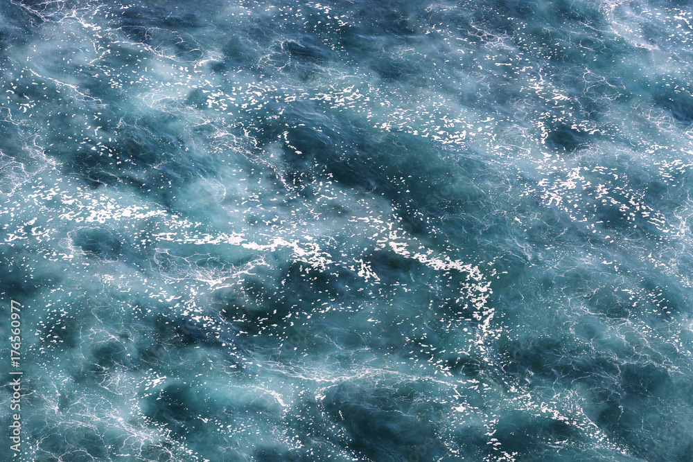 Rough open ocean surface background Rough open ocean surface background
