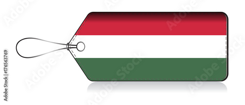 Hungarian flag leble, Made in Hungary