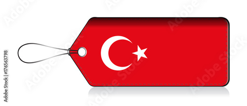 Turkey flag label, Made in Turkey, Turkish emoji flag logo,  Republic day of Turkey 29, October